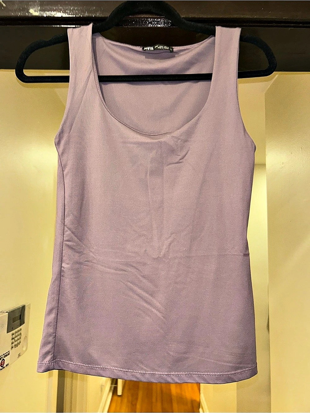 Zara Pale Purple Tank Top Size Small
